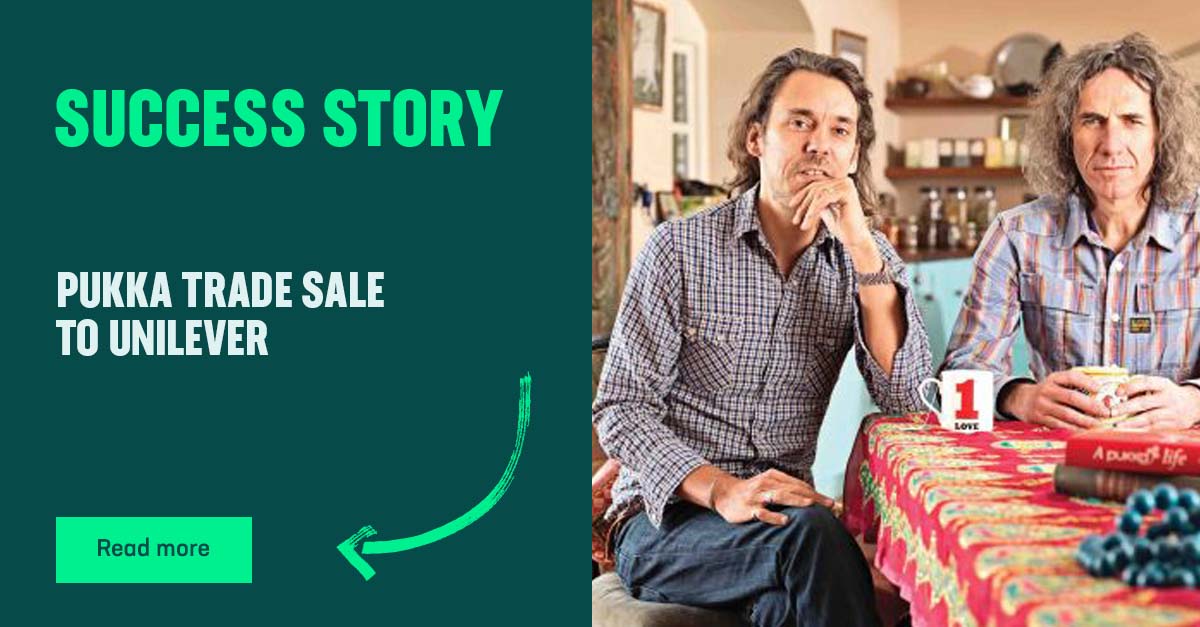 A pukka trade sale of UK herbal tea brand to Unilever Shaw & Co